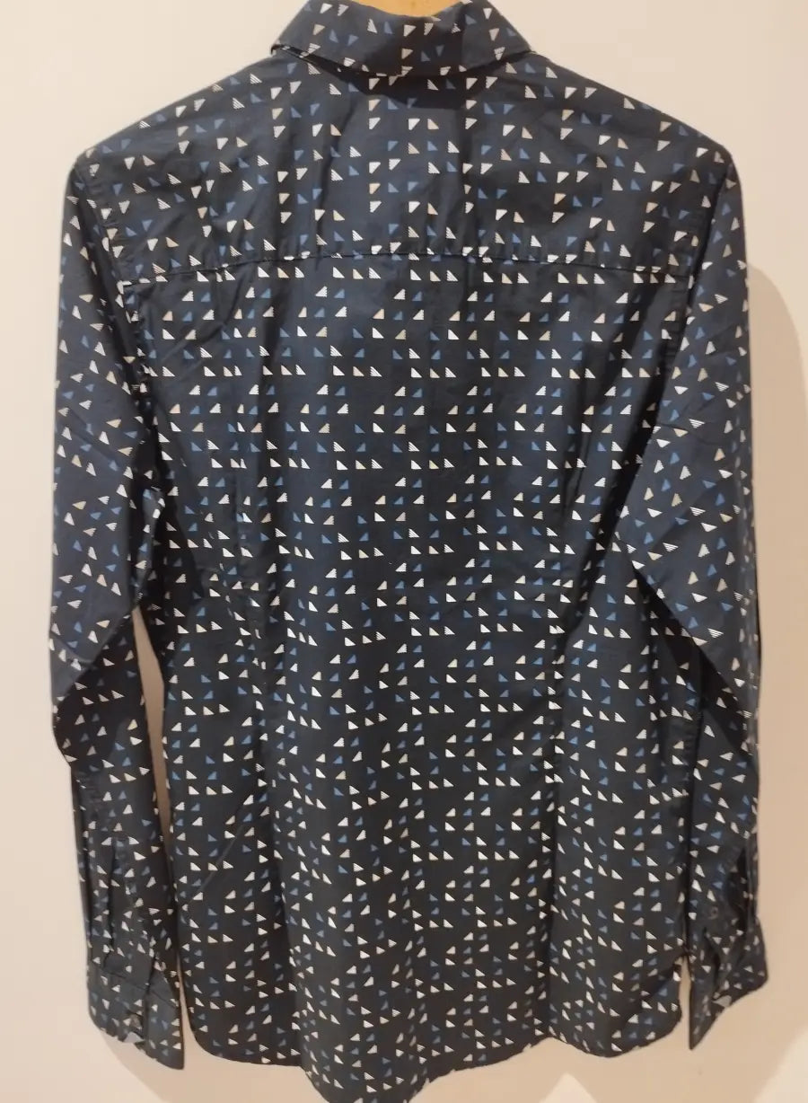 Chemise fitted printed shirt